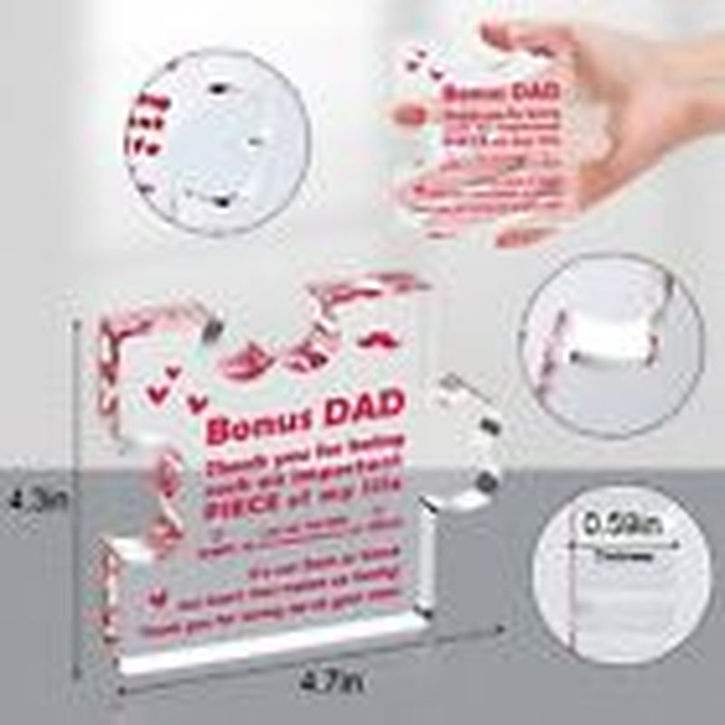 Bonus Dad Gifts from Daughter Son Wife Best Dad Ever Gifts Thank You Bonus Dad