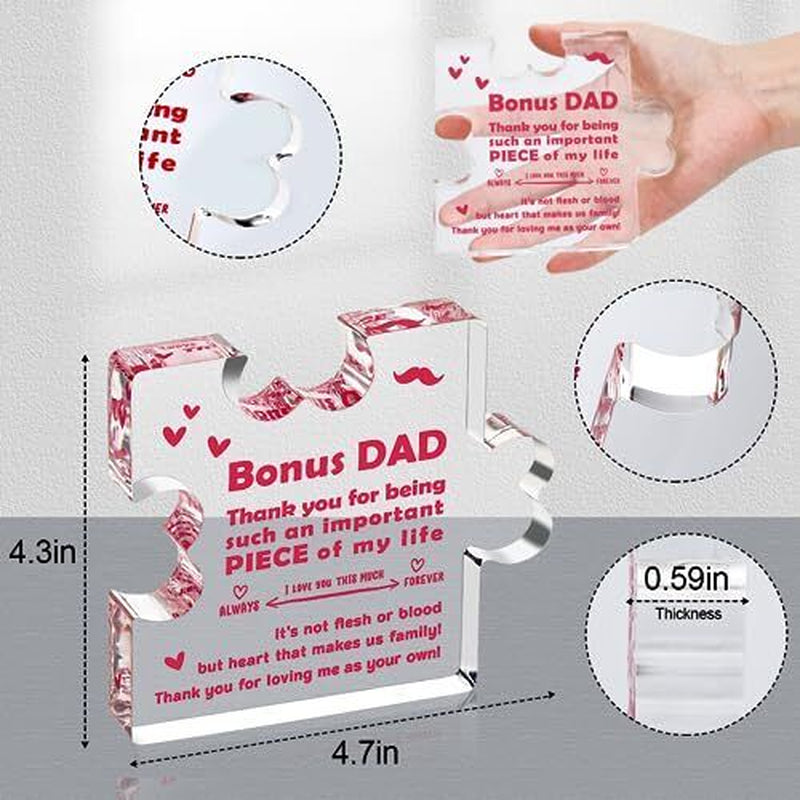 Bonus Dad Gifts from Daughter Son Wife Best Dad Ever Gifts Thank You Bonus Dad