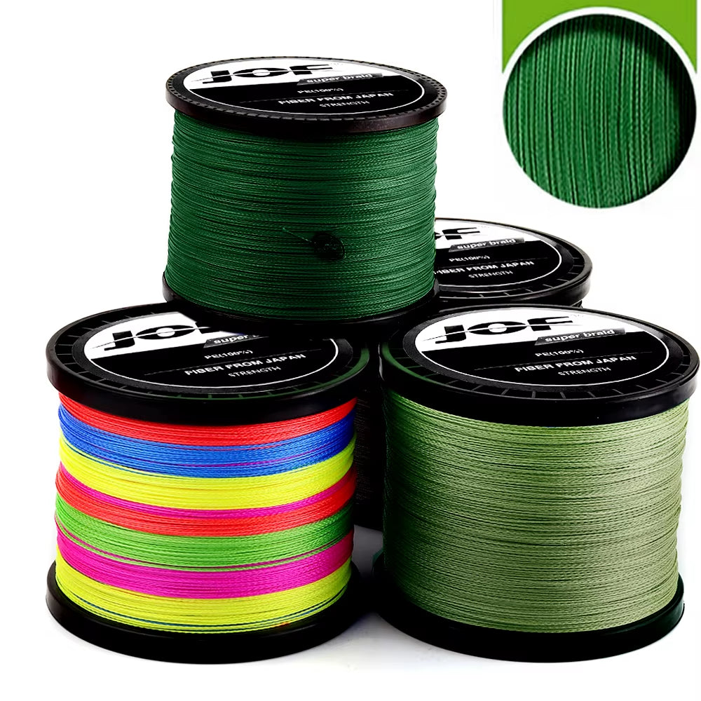 4 Strands Braided Fishing Line Multifilament 300M 500M 1000M Carp Fishing Japanese Braided Wire Fishing Accessories Pe Line