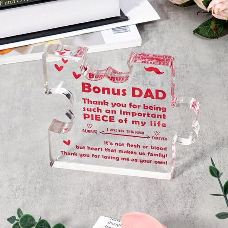 Bonus Dad Gifts from Daughter Son Wife Best Dad Ever Gifts Thank You Bonus Dad